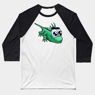 Iguana (Animal Alphabet) Baseball T-Shirt